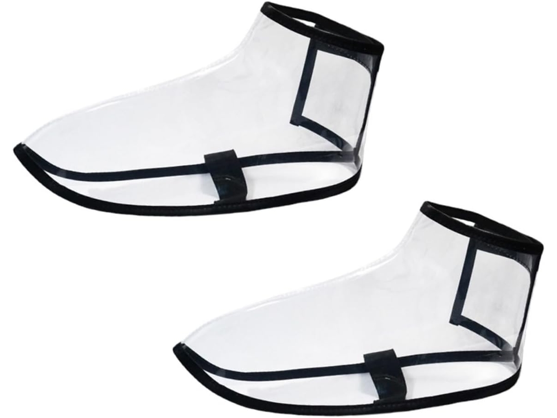 Pares De Sapatos De Cabeleireiro Transparentes, Capas Anti-corte Para Acessórios De Cabeleireiro
