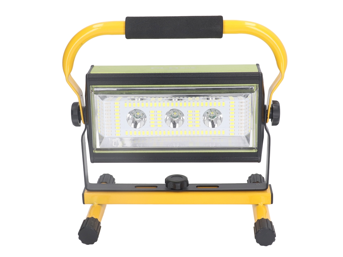 Laxiscreed Farol De Trabalho Led Portátil Ip65 Com Luz De Aviso Vermelha E Azul