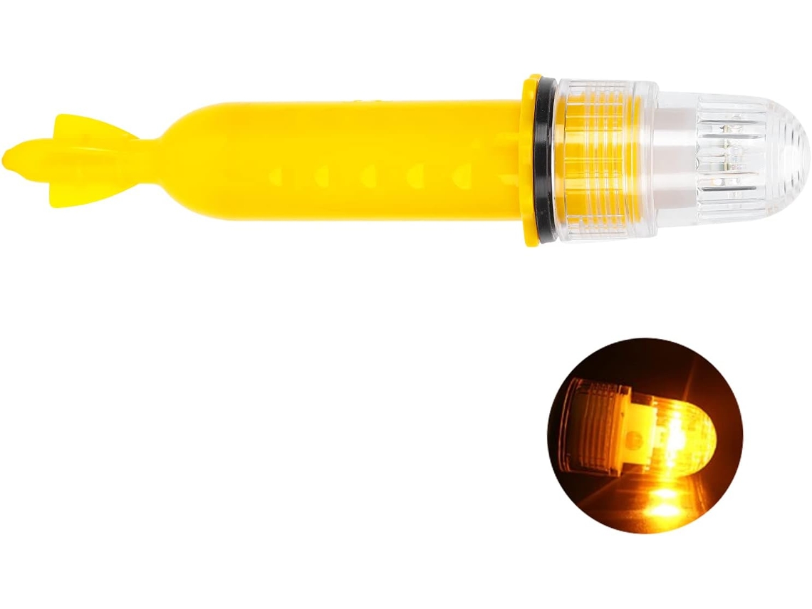 Farol Marítimo Led Com Sensor Automático Liga Desliga Para Pesca Noturna, Segurança De Navegação E Operações Marítimas