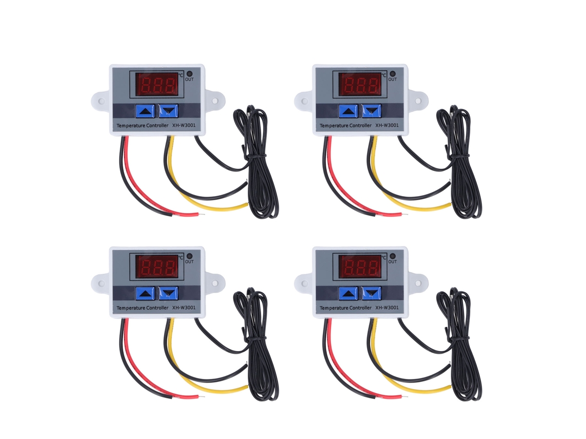 Controlador De Temperatura Digital 4pcs Regulador De Temp -50℃ A 110℃ 110-1500w