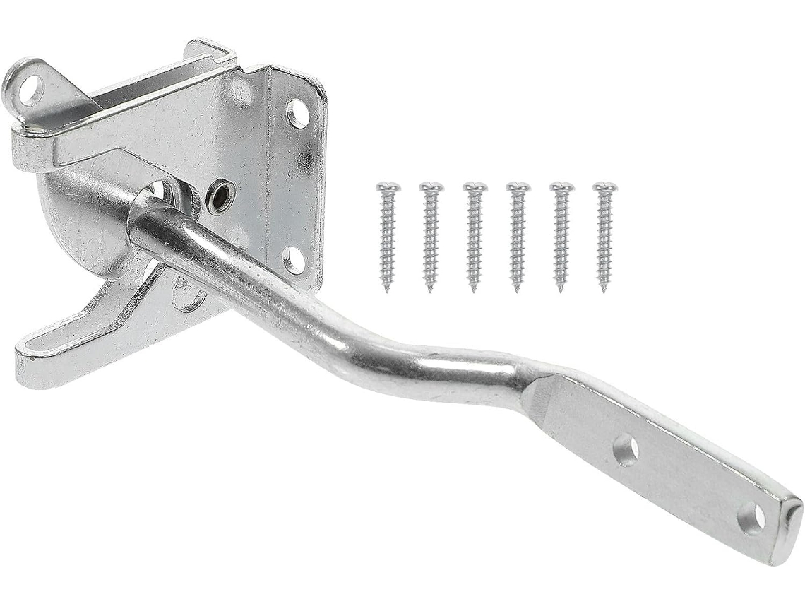 Fecho De Portão Toyandona Em Aço Carbono Prateado Com Alta Resistência Ao Desgaste, Ideal Para Cercas E Portas De
