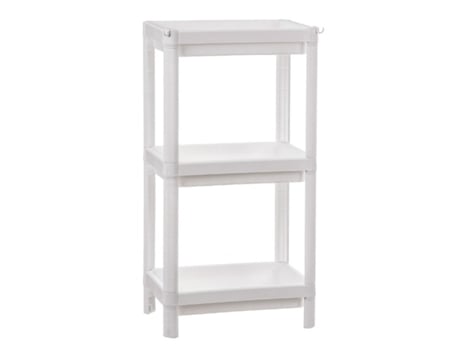 Prateleira de Casa de Banho BALLETE Branco Plástico 35,5 x 23 x 75 cm