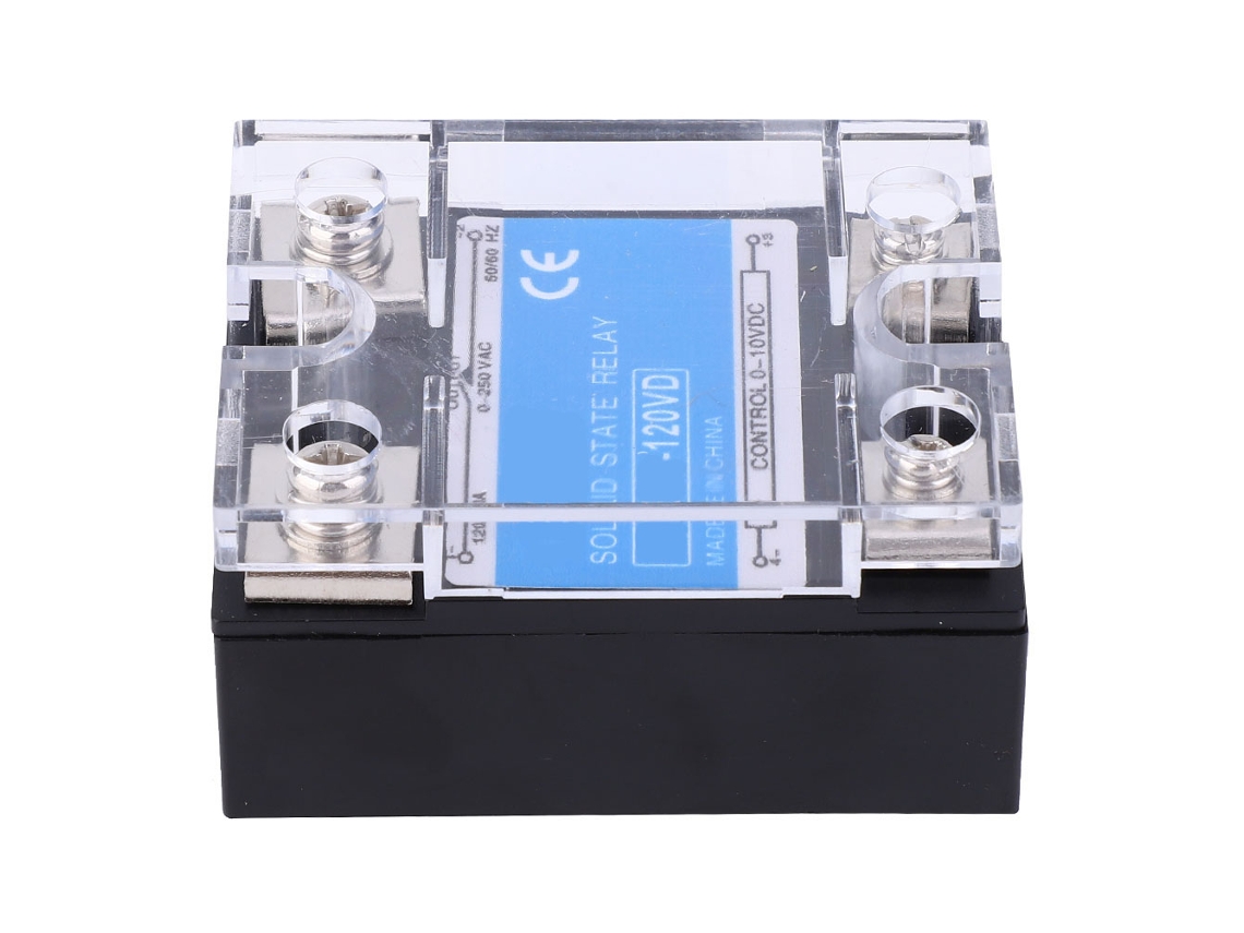 Relé Estático Monofásico Berm YURU controle 0-10vdc carga 0-250vac