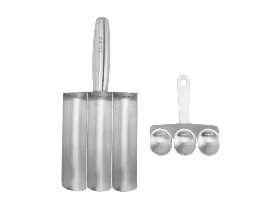 Ronjoe-máquina De Bolinhas De Carne Inox 304 Multifuncional Com 3 Formas E Colher De Corte