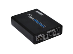Adaptador Conversor De Vídeo Hdmi Para Composto/av S Video Rca Cvbs/l/r, Plugue Europeu. Aquaforge