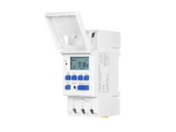 Interruptor De Temporizador Digital Programable Thc15a 16a Lcd 7 Días 16 Encendidos/apagados 220v Rail Din