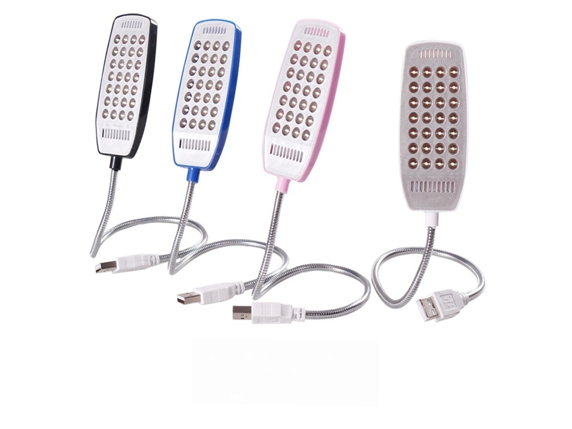 Candeeiro Led Decorativo Usb Recarregável Ultrabrilhante Com 28 Leds Interruptor, Luz De Leitura Portátil Para Jogador De Configuração De...