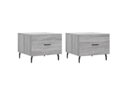 Coffee Table, Coffee Tables Vidaxl Cinzeto Madeira Processada (n/a)