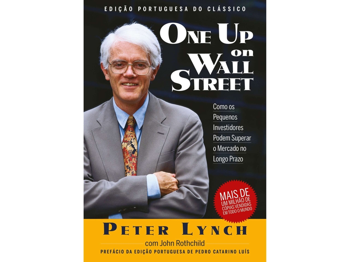 Livro One Up on Wall Street de Peter Lynch (Português - Capa Dura)