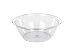 Bacia de Lavagem Transparente Pet Grossa Redonda Casa