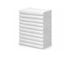Toalha Hotel Spa Algodão Felpudo 520 G/m² | 10 Und 50 X 100 Cm (pano De Mão Ou Pano De Lavar Roupa) Brancos