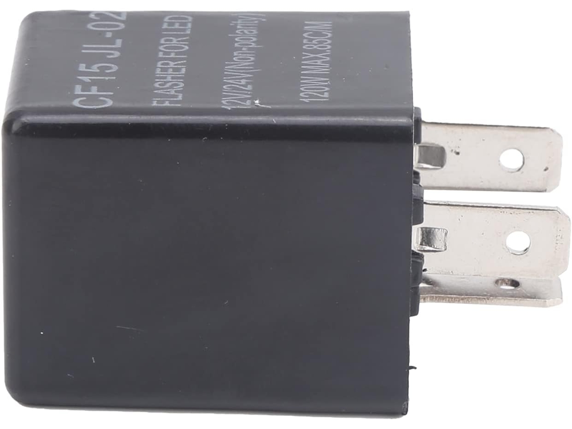 Indicador Led, Não Polarizado, 12v, 24v, Relé De Pisca Universal Abs Para Intermitência Rápida, À Prova De Poeira