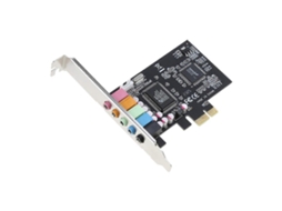 Placa de som interna Brilvibera 5.1 para PC com Windows 8, placa de som estéreo 3D PCI-E CMI8738