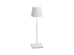 Lâmpada De Mesa Sem Fio Ajustável 3 Níveis De Luz Led Recarregável Para Leitura Blanco