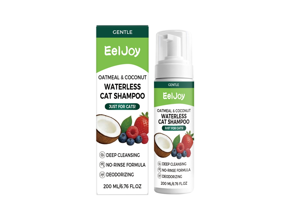 Shampoo Sem Enxágue Eeljoy Pet Limpeza Diária Desodorante Fácil de Aplicar