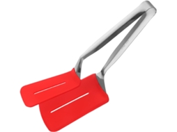 Pinça De Aço Inoxidável Para Cozinha E Churrasco, Com Ponta De Silicone, Utensílio De Cozinha Versátil Para Uso Interno