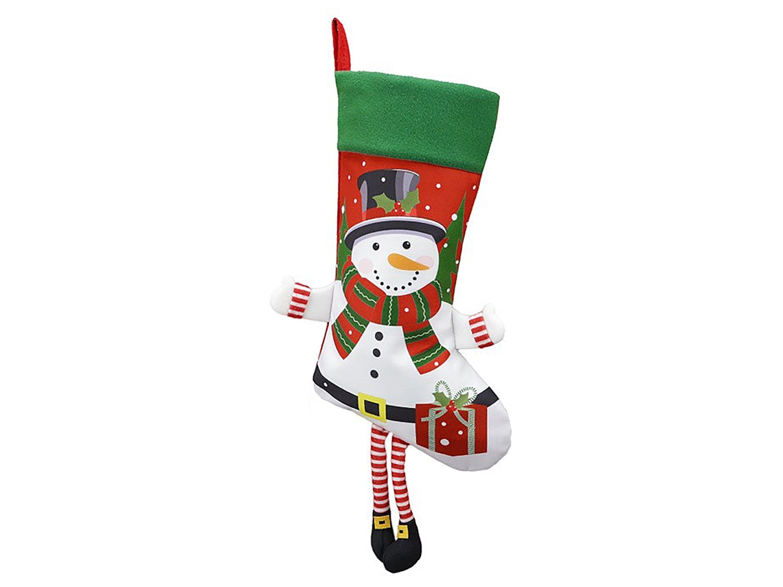Saco De Natal Laxiscreed Com Pai Natal, Rena, Boneco De Neve E Pinguim Para Decoração E Presentes