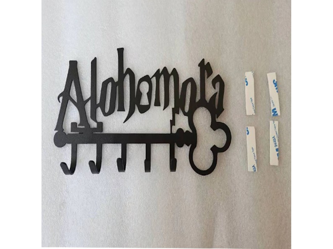 Porta chaves Decorativo de Metal para Parede com 5 Ganchos, Porta chaves Mágico para Corredor, Armário, Quarto Infantil BRILVIBERA