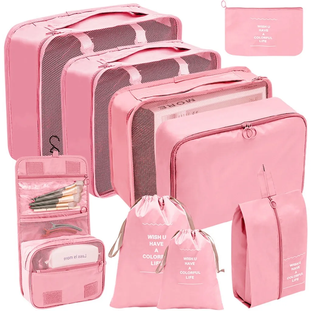 Organizador De Mala De Viagem, Malas De Viagem Dobráveis Para Roupas, Bolsa Organizadora Impermeável, Bolsa Para Sapatos, Bolsa Com Cordão