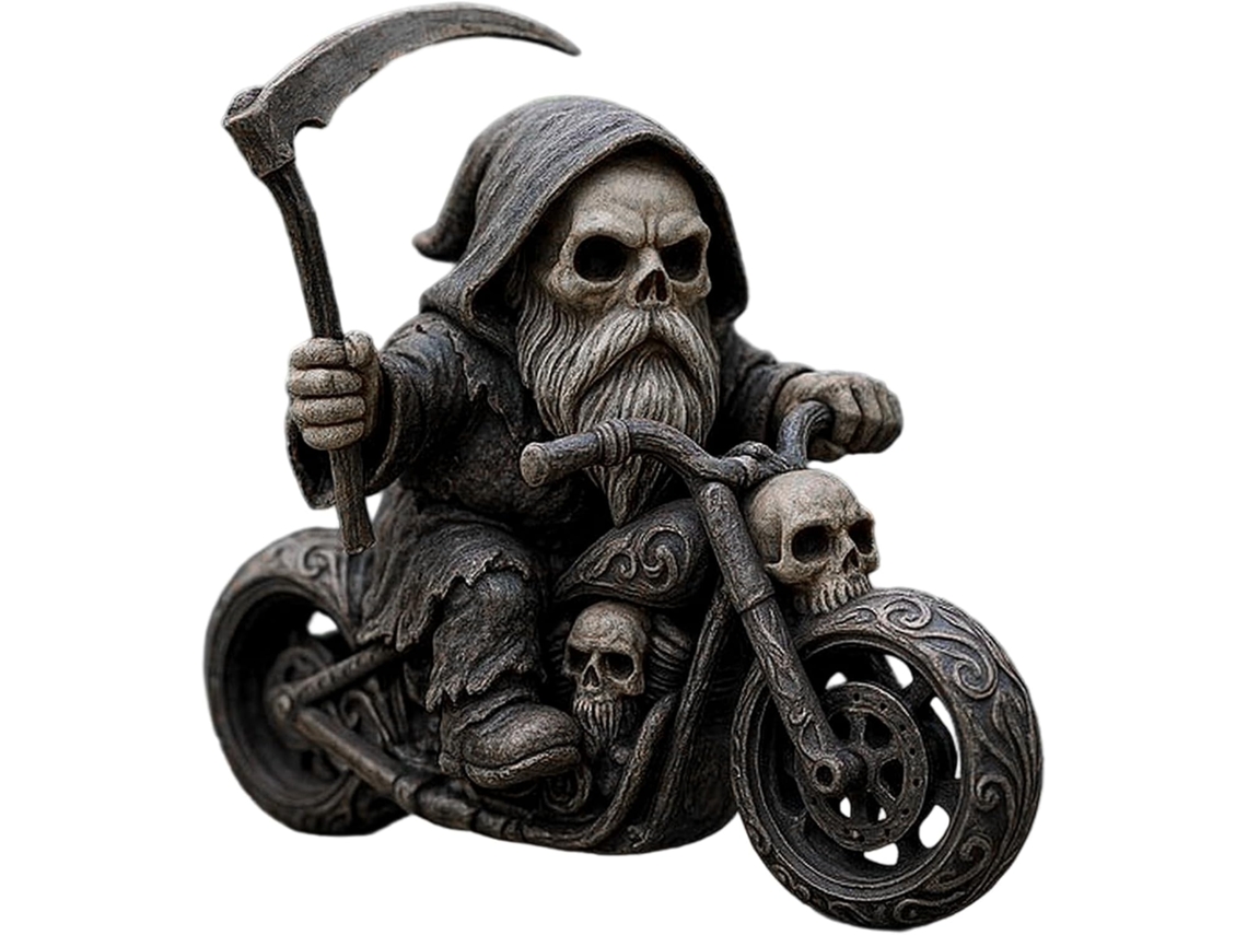 Estatueta Da Morte, Estatueta De Esqueleto Da Morte Para Mesa, Enfeite De Halloween Para Decoração D Gokoco