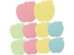 De 10 Adesivos Coloridos Para Anotações, Ideais Para Escola E Casa. Gokoco