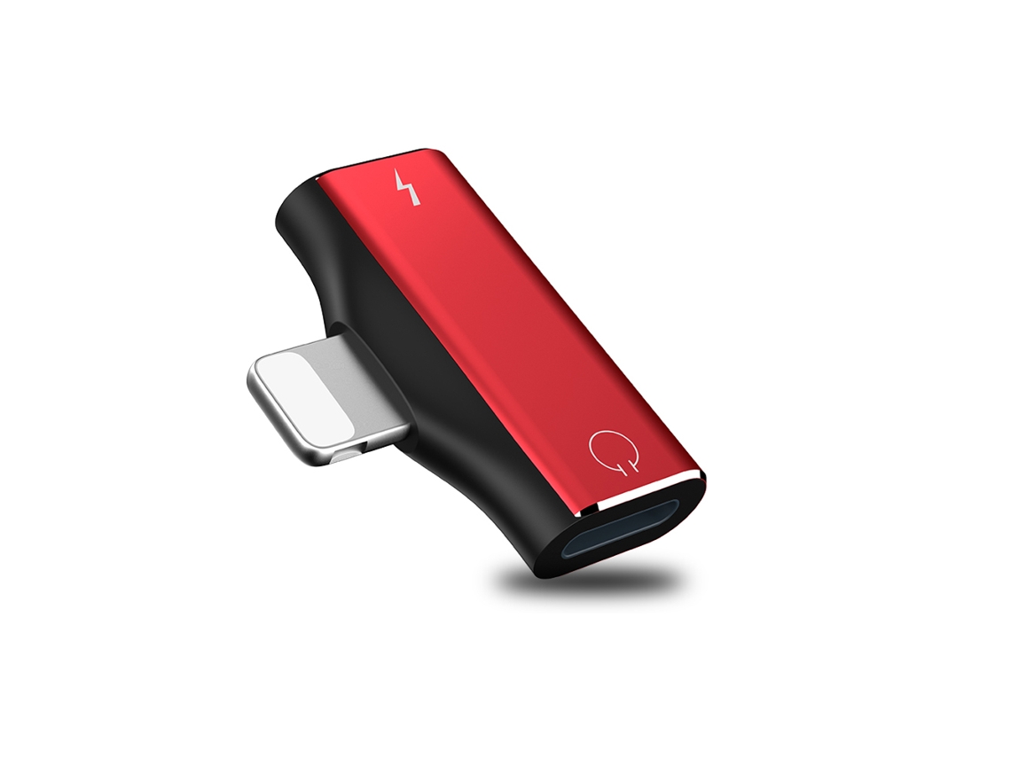 Adaptador EOOCOO compatível com carregamento rápido e fones de ouvido Apple