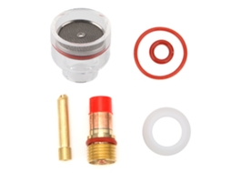 Acessórios Para Kit De Soplete De Soldadura Wp: Lente De Gás, Cone, Copo De Vidro Para Wp-17/18/26