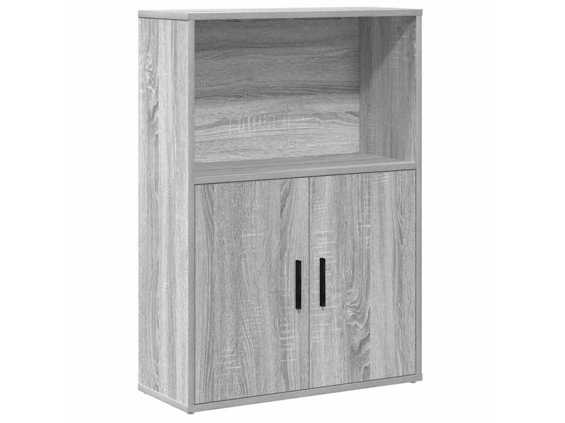 Estante Derivados de Madeira Cinzento Sonoma 60x24x85 cm