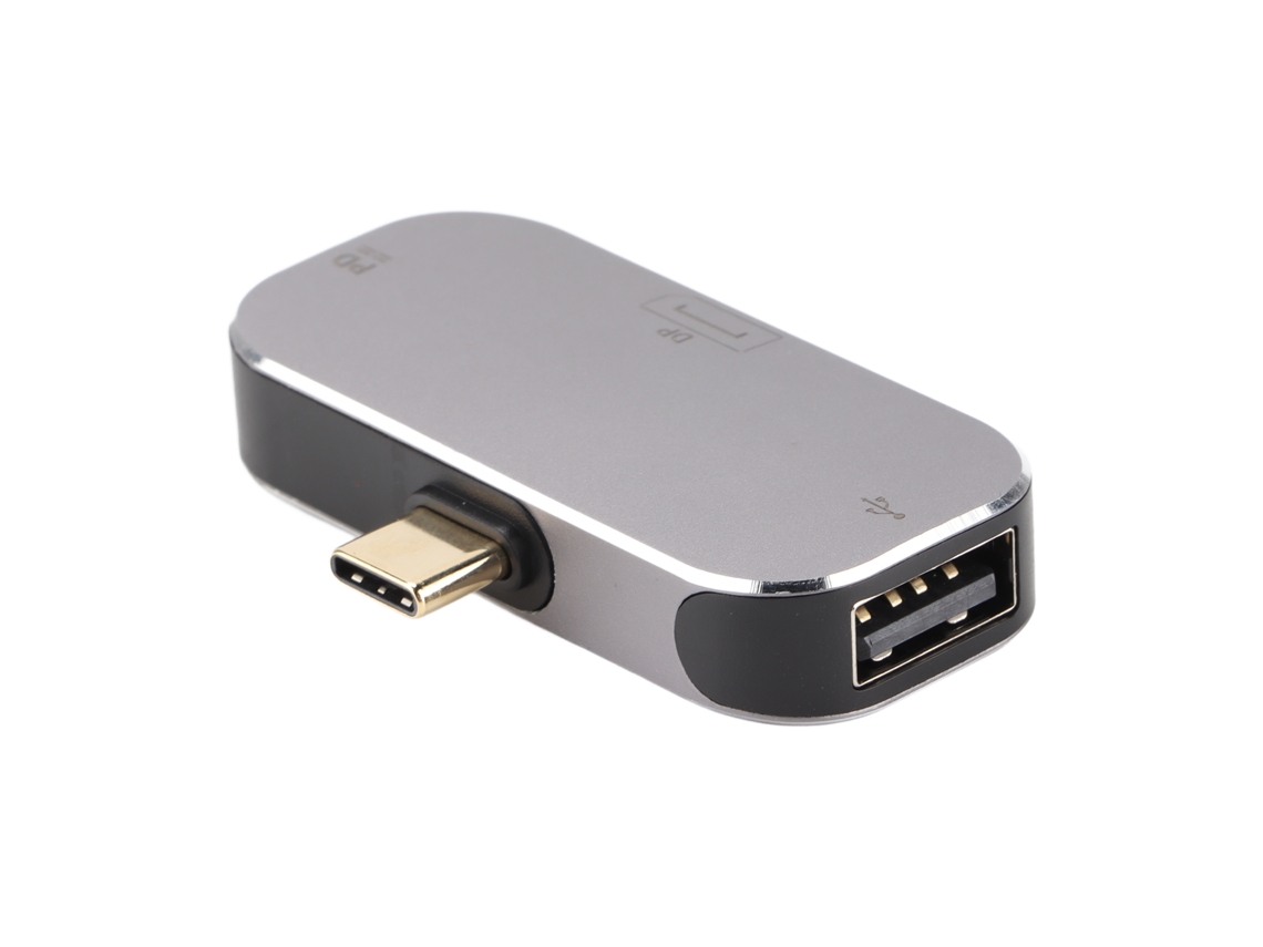 Raum-hub Usb C Multifuncional 3 Em 1 Type C Para Dp Usb A Type C Docking Station Acessórios De Computador