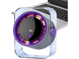 Ventilador De Mesa Usb Com Umidificador Névoa, Luz Noturna E 3