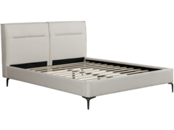 Cama De Casal Em Tecido Designer Moritz - 180 X 200 Cm - Bege