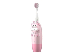 Escovas De Dentes Elétricas, Escova De Dentes Infantil De Viagem Para Bebês, Escovas De Dentes Infantis Com Animais (rosa)