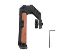 Camera Top Handle 1/4inch 3/8inch 3 Cold Shoe Ports Aluminum Camera Cages Handles For Dslr Camera Cage LAXISCREED