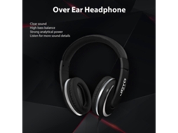 Fones De Ouvido Joyo Over Ear Com Fio, Som Estéreo, Driver De 40 Mm, Confortáveis ​​e Com Design Ergonômico. Brilvibera