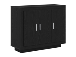 Conjunto 1 Móveis De Aparador Vidaxl Preto Derivados De Madeira (92 X 35 X 75 Cm)