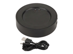 Carregador magnético de substituição para relógio inteligente Realme Watch T1, cabo de carregamento USB Ly Ebike (preto)