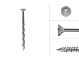 Wovar Parafuso aglomerado galvanizado 6 x 90 mm Torx 30 ponta perfurante - Caixa 200 peças