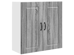 Conjunto 1 Armário De Cozinha Vidaxl Cinzento Derivados De Madeira (80 X 31 X 80 Cm)