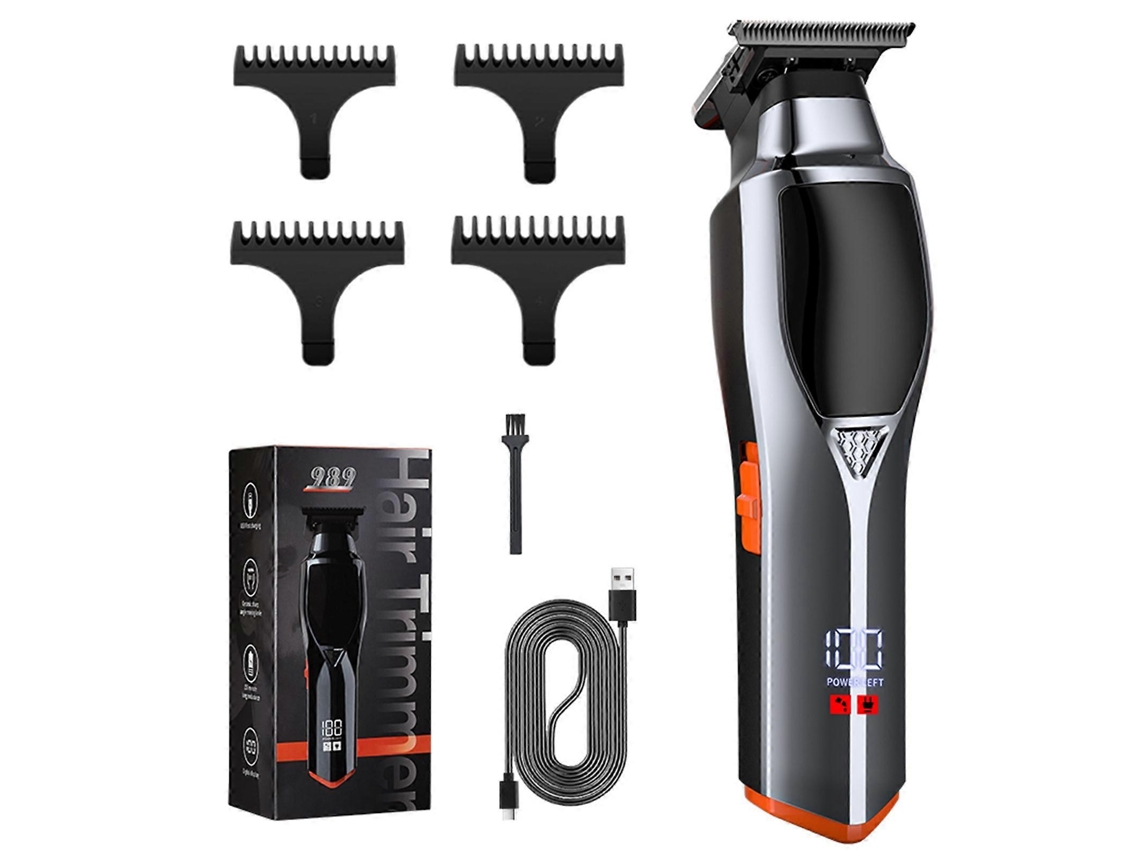 Aparador De Cabelo Elétrico Profissional Com Acessórios
