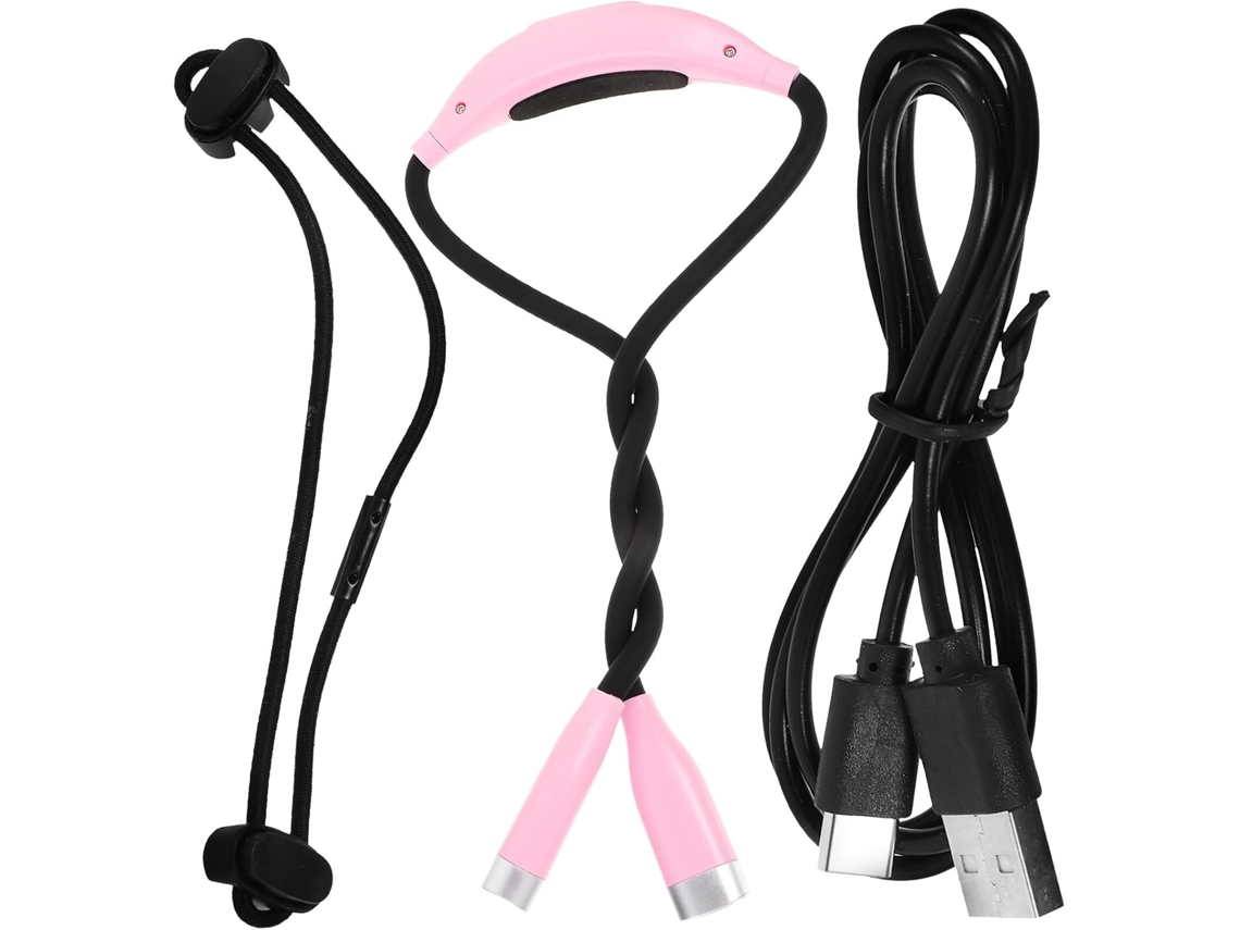 Luz De Leitura Portátil Recarregável Via Usb Para O Pescoço, Ideal Na