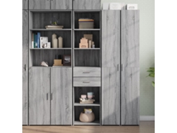 Armario alto 45x42,5x185 cm Derivados de madera Gris Sonoma