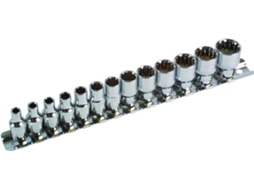 Jogo De Soquetes Alldrive 3592 De 1/4" D Com 13 Peças