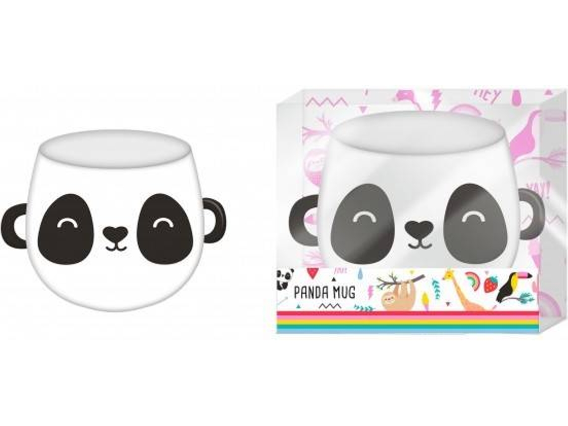 Caneca Panda JUST HANGING (Branco)