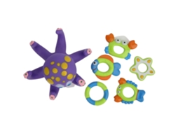 Juguete Flutuante De Banho Para Crianças, Kit De Polvo, Juguete Infantil De Banho Flutuante