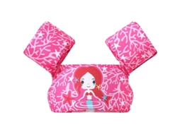 Anel De Natação Para Bebê, Braçadeiras E Traje De Natação Infantil, Estilo Sereia Coral (1 Unidade)