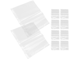 Pacote com 10 envelopes para negativos de filme, protetores de página resistentes, tamanho padrão, sacos PE.