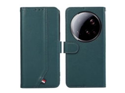 Capa De Couro Com Textura Delicada E Rfid Abeel Para Xiaomi 15 Ultra