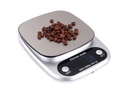 Balança De Cozinha Digital Recarregável Com Visor Lcd E Capacidade 3kg Pesar Alimentos Café, Precisão De 0, 1g, Aço