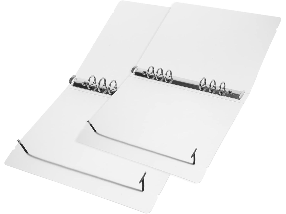 Pasta Organizadora Com 2 Unidades, Elástico Transparente Para Cadernos Escolares, Durável E Prática. Gokoco