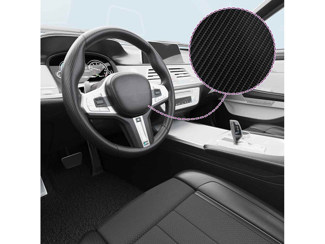Vidaxl Película Para Carro 100x150 Cm 4d Preto